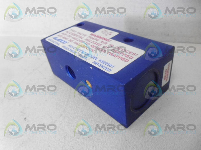 ALADCO 322501 NU-CHECK VALVE *NEW NO BOX*