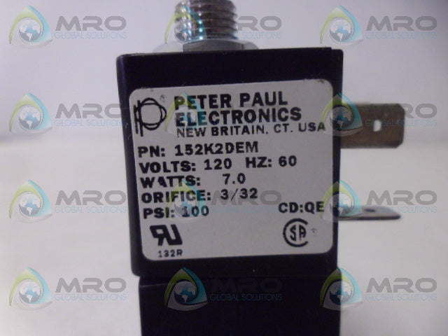 PETER PAUL 152K2DEM OPERATOR *NEW NO BOX*