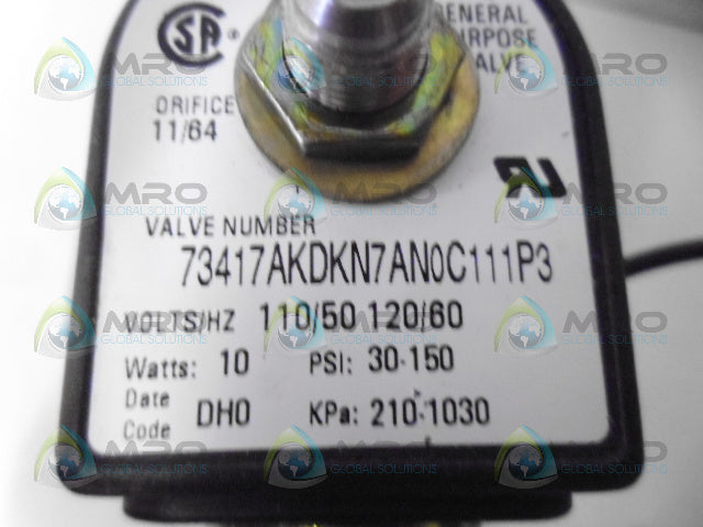 PARKER 73417AKDKN7AN0C111P3 VALVE *NEW NO BOX*