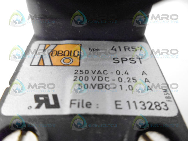 KOBOLD 41R57 SPST FLOAT SWITCH *NEW NO BOX*