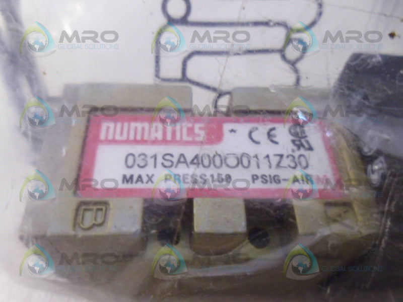 NUMATICS 031SA400O011Z30 SOLENOID VALVE *NEW NO BOX*