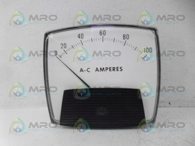 GENERAL ELECTRIC 250-440-LSPK PANEL METER 0-100AMP *NEW IN BOX*