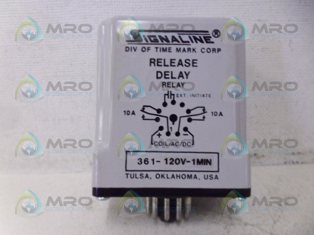 TIME MARK 361-120V-1MIN TIME DELAY RELAY *NEW IN BOX*