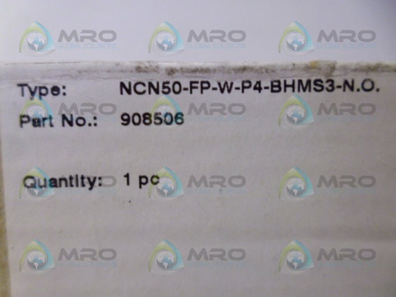 PEPPERL+FUCHS NCN50-FP-W-P4-BHMS3-NO 908506 SENSOR *NEW IN BOX*