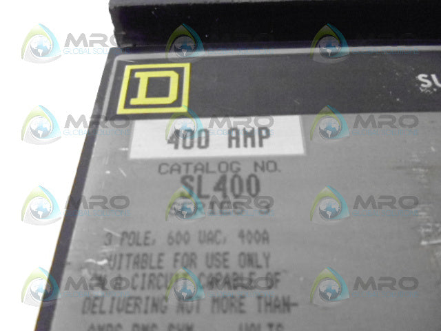 SQUARE D SL400 CIRCUIT BREAKER 3 POLE 400A *NEW NO BOX*