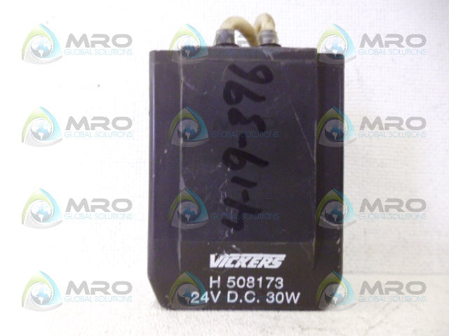 VICKERS H508173 COIL 24VDC 30W *NEW NO BOX*