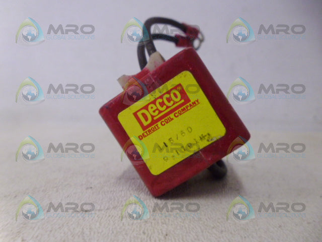 DECCO 9-1191M COIL 115/60 *USED*