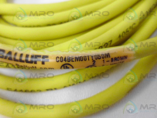 BALLUFF C04BEM00TY050M CONNECTOR CORDSET *NEW NO BOX*