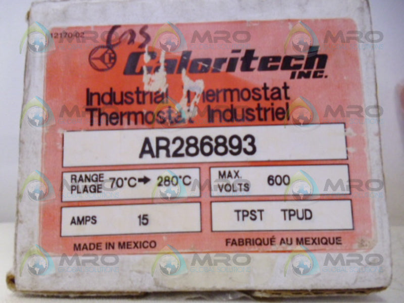 CALORITECH AR286893 THERMOSTAT  NSMP