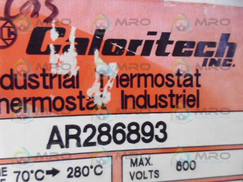 CALORITECH AR286893 THERMOSTAT  NSMP