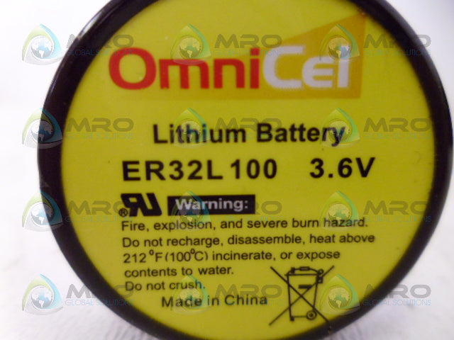 OMNICELL ER32L100 LITHIUM BATTERY 3.6V *NEW NO BOX*