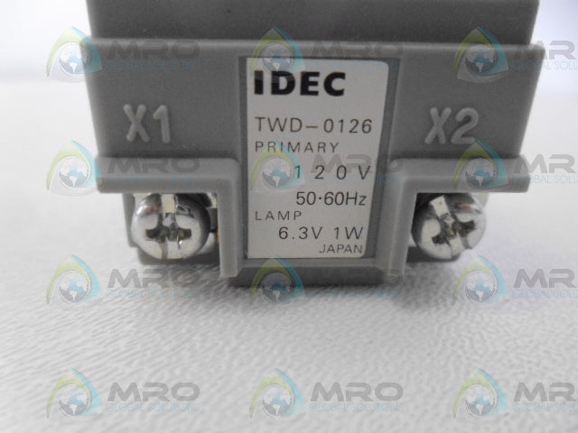 IDEC TWD-0126 PILOT LIGHT TRANSFORMER *NEW NO BOX*