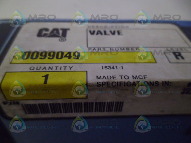 CAT 0099049 VALVE *NEW IN BOX*