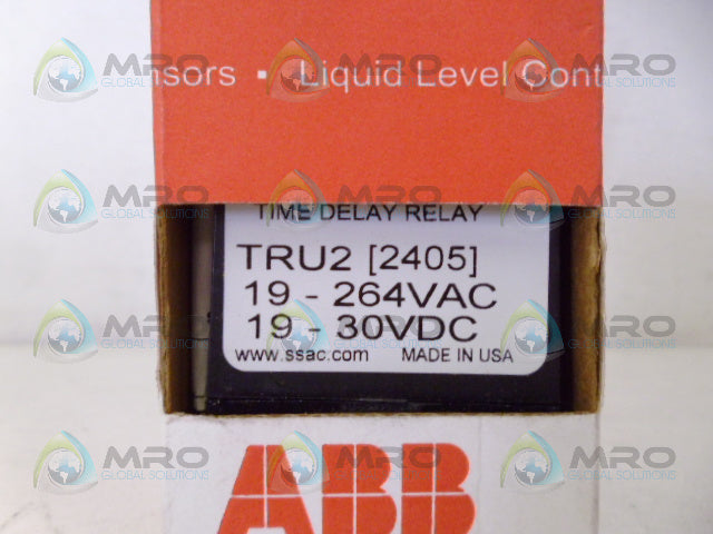 SSAC TRU2 TIME DELAY RELAY *NEW IN BOX*