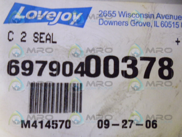 LOVEJOY M414570 C2 SEAL *NEW IN FACTORY BAG*