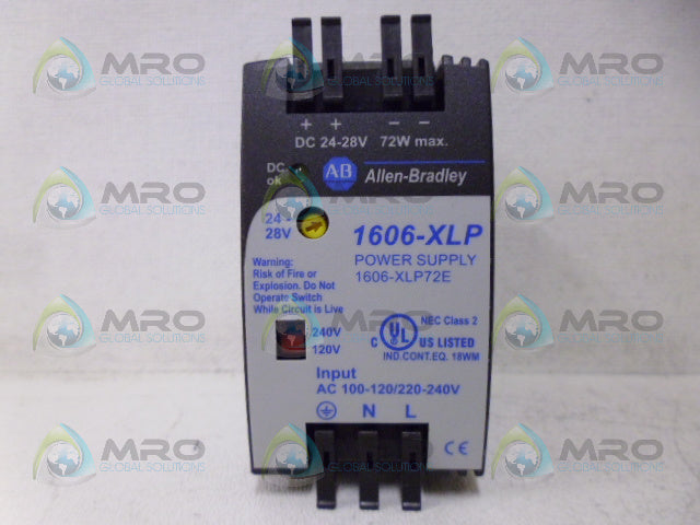 ALLEN BRADLEY 1606-XLP72E SER. A POWER SUPPLY * NEW IN BOX *