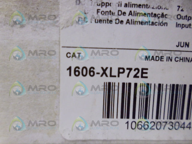 ALLEN BRADLEY 1606-XLP72E SER. A POWER SUPPLY * NEW IN BOX *