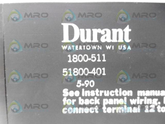 DURANT 1800-511 SOLID STATE COUNTER *USED*