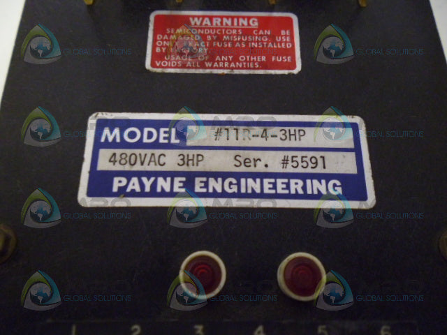 PAYNE ENGINEERING 11R-4-3HP POWER CONTROLLER *NEW NO BOX*