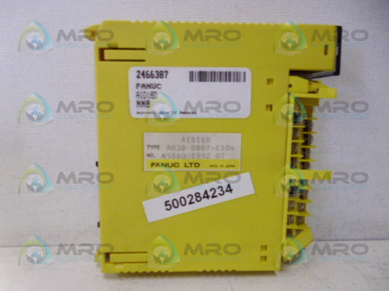 FANUC A03B-0807-C104 I/O MODULE (AS PICTURED) *NEW NO BOX*
