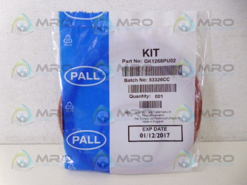 PALL GK1268PU02 KIT *NEW IN FACTORY BAG*