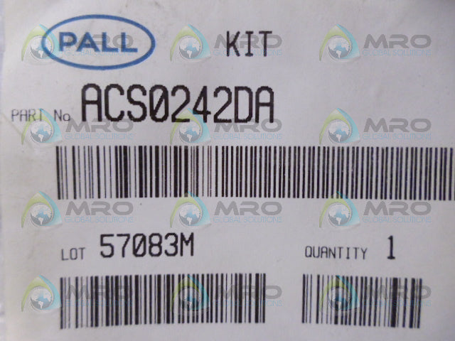 PALL ACS0242DA KIT *NEW IN FACTORY BAG*