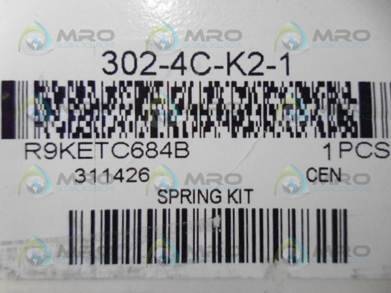 SWAGELOK 302-4C-K2-1 SPRING KIT * NEW IN ORIGINAL PACKAGE *