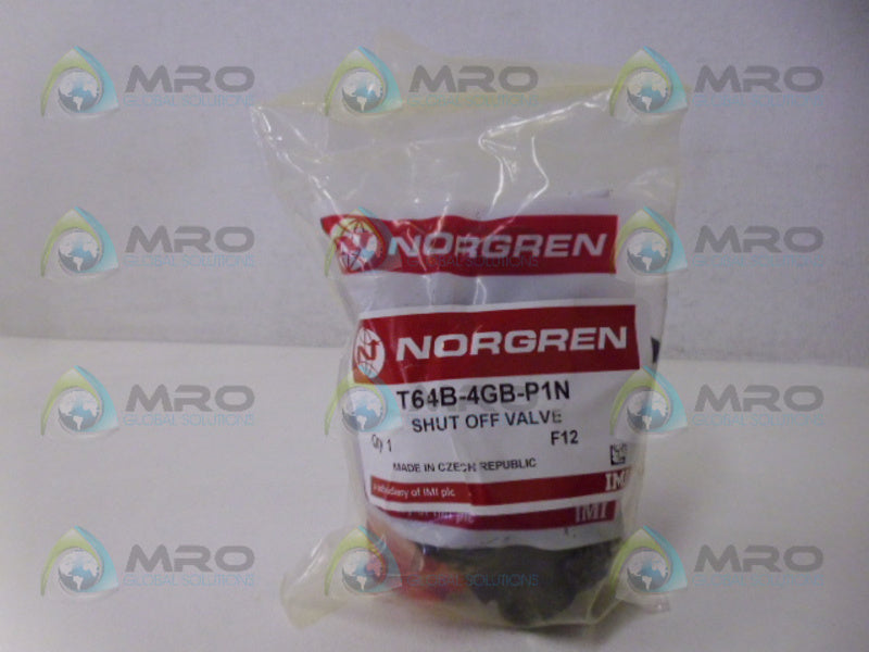 NORGREN T64B-4GB-P1N SHUT OFF VALVE *NEW IN BOX*