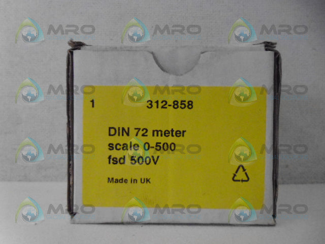 RS COMPONENTS 312-858 VOLTIMETER 500V *NEW IN BOX*