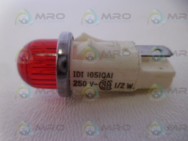 SA IDI 1051QA1 RED PILOT LIGHT INDICATOR *NEW NO BOX*