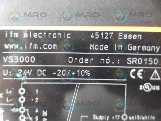 IFM EFECTOR SR0150 CONTROL MONITOR *NEW NO BOX*