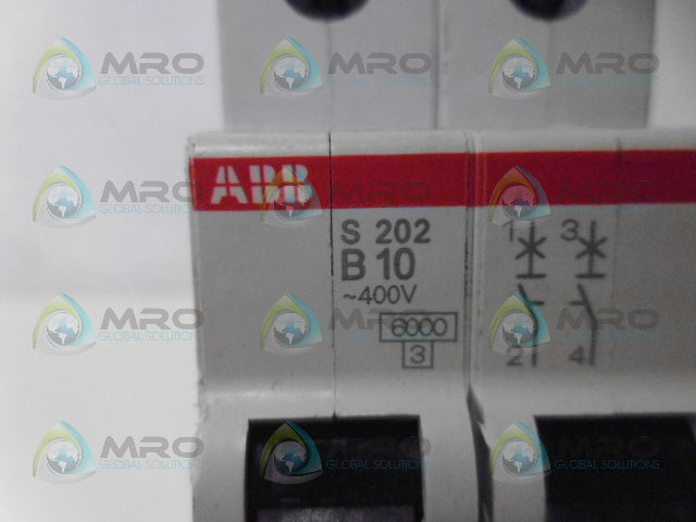 ABB S202-B10 CIRCUIT BREAKER 10A *NEW NO BOX*
