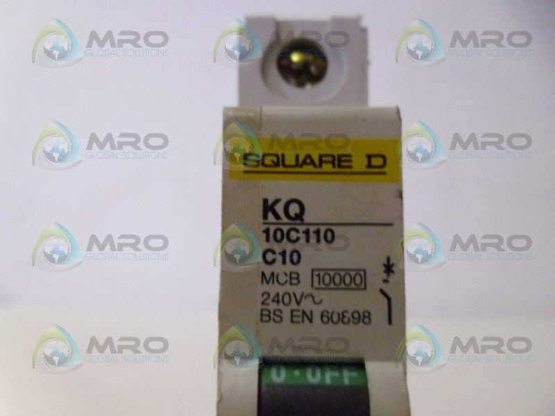 SQUARE D KQ10C110 CIRCUIT BREAKER 10A *NEW NO BOX*