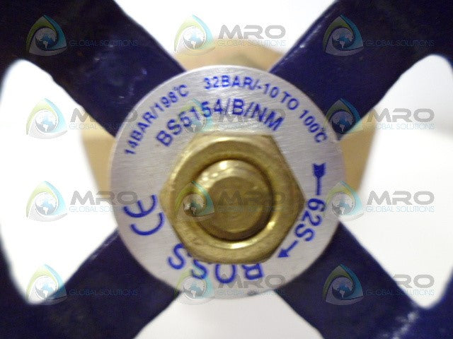 BOSS BS5154/B/NM VALVE 1-1/4" *NEW NO BOX*
