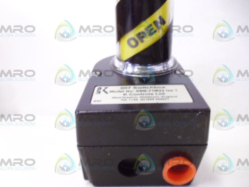 K CONTROLS SBB-71M22 SWITCHBOX *NEW NO BOX*