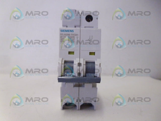 SIEMENS 5SJ4208-7HG41 CIRCUIT BREAKER 2P 8A *NEW NO BOX*