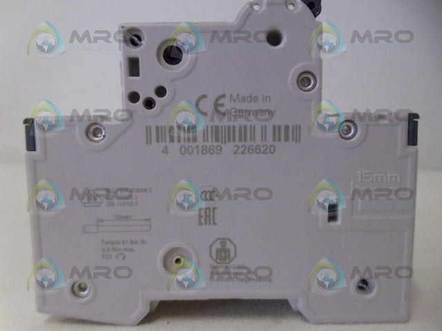 SIEMENS 5SY5202-7 CIRCUIT BREAKER 2P 2A *NEW NO BOX*