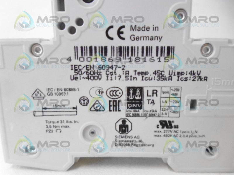 SIEMENS 5SY4204-7 *NEW NO BOX*