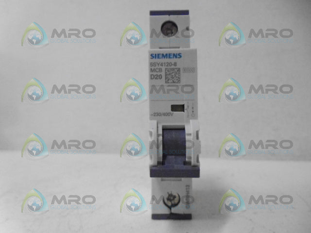 SIEMENS 5SY4120-8 CIRCUIT BREAKER 1P 20A *NEW NO BOX*