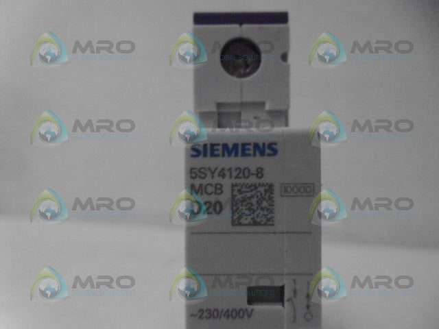 SIEMENS 5SY4120-8 CIRCUIT BREAKER 1P 20A *NEW NO BOX*