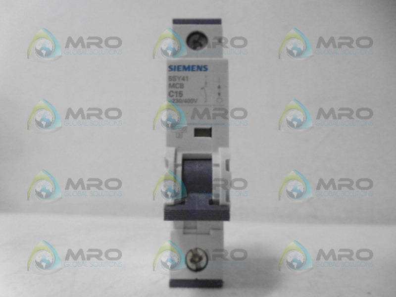 SIEMENS 5SY4118-7 CIRCUIT BREAKER 1P 15A *NEW NO BOX*