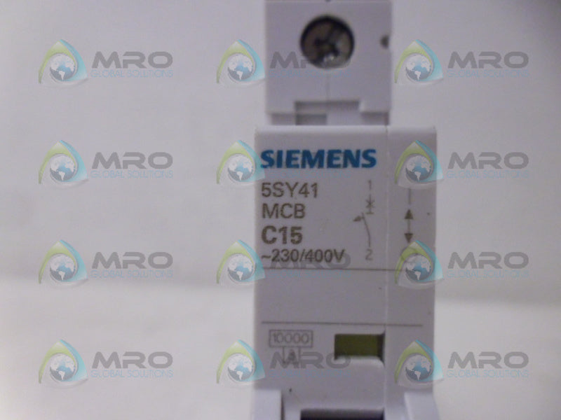 SIEMENS 5SY4118-7 CIRCUIT BREAKER 1P 15A *NEW NO BOX*