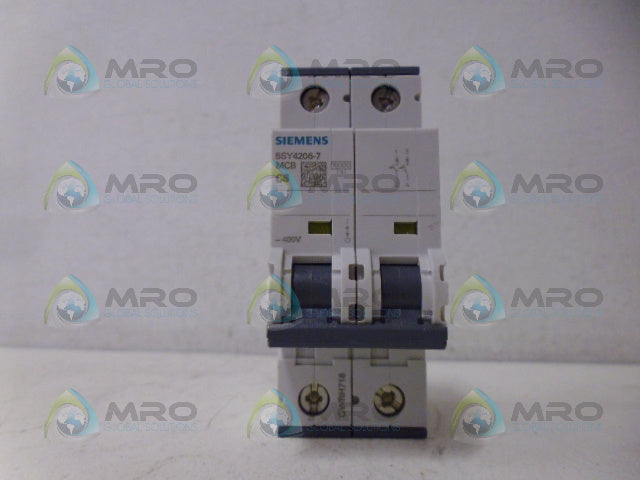 SIEMENS 5SY4206-7 CIRCUIT BREAKER 2P 6A *NEW NO BOX*
