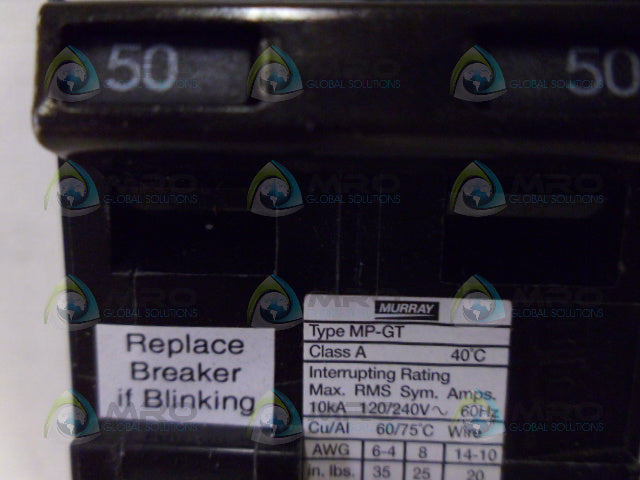 MURRAY MP250GF CIRCUIT BREAKER 50A *NEW NO BOX*