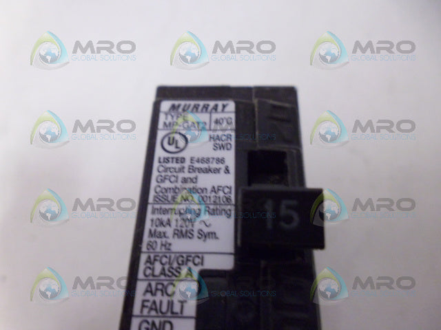 MURRAY MPA115GFC CIRCUIT BREAKER 2P 15A *NEW NO BOX*