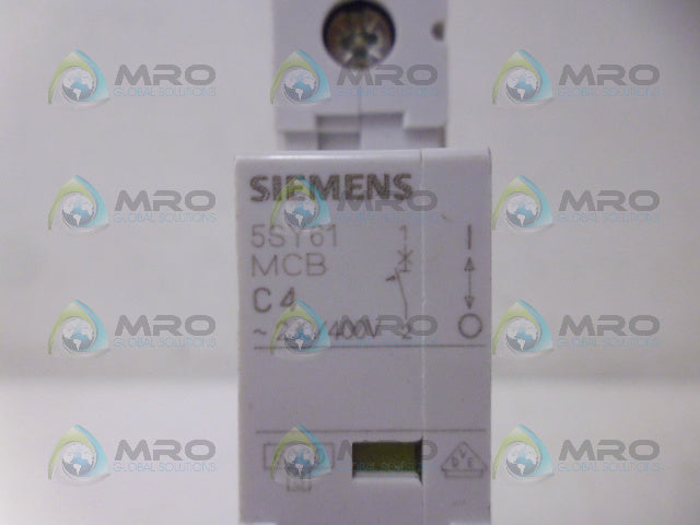 SIEMENS 5SY6104-7 CIRCUIT BREAKER 1P 4A *NEW NO BOX*