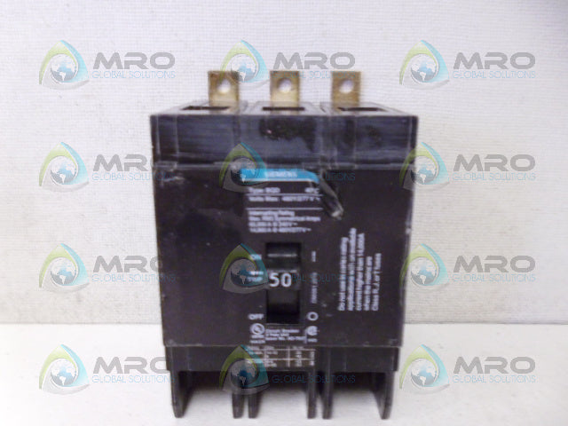 SIEMENS BQD350BP CIRCUIT BREAKER 3P 50A *NEW NO BOX*