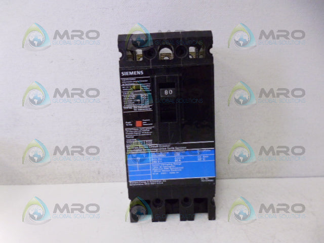 SIEMENS ED23M080 CIRCUIT BREAKER 3P 80A *NEW NO BOX*