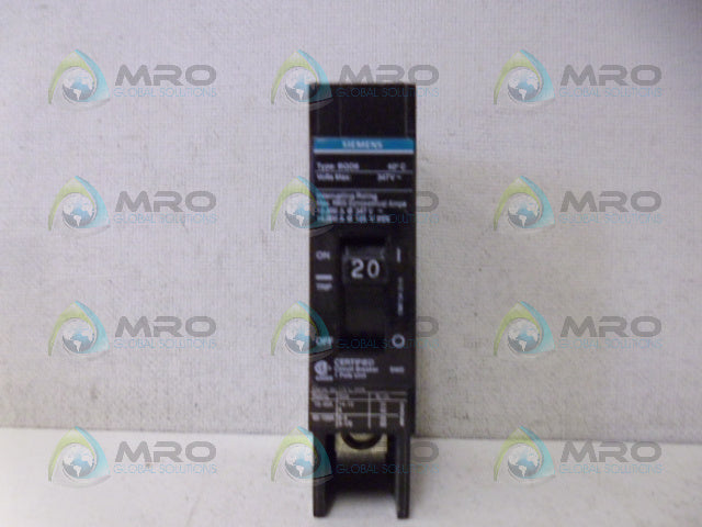 SIEMENS BQD6120 CIRCUIT BREAKER 1P 20A *NEW NO BOX*