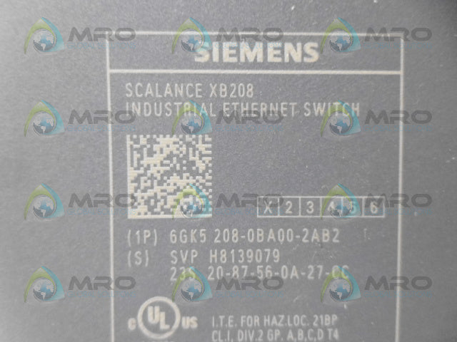 SIEMENS 6GK5208-0BA00-2AB2 MODULE *NEW NO BOX*